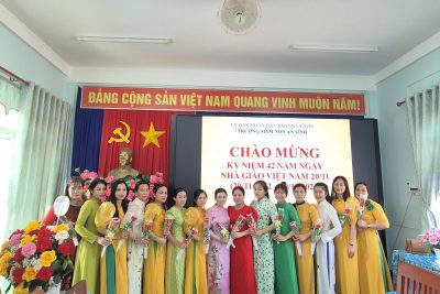 Trường Mầm non An Vĩnh chào mừng Ngày Nhà giáo Việt Nam năm 20/11/2024